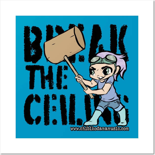 BREAK THE CEILING Wall Art by chibikodama